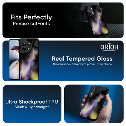 Flames Flow Glass Case for OnePlus Nord CE5 5G