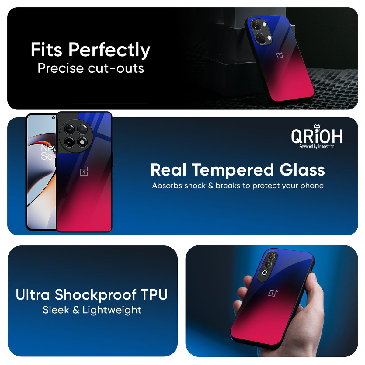 Mesmerizing Gradient Glass Case for OnePlus 13s 5G