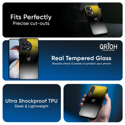 Yellow Shadow Glass Case for OnePlus 15R 5G