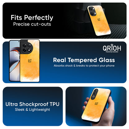Rustic Orange Glass Case for OnePlus 13R 5G