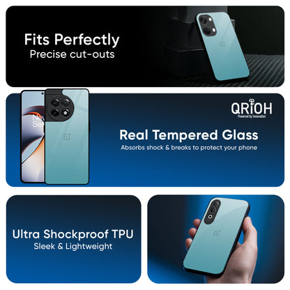 Arctic Blue Glass Case For OnePlus 13R 5G