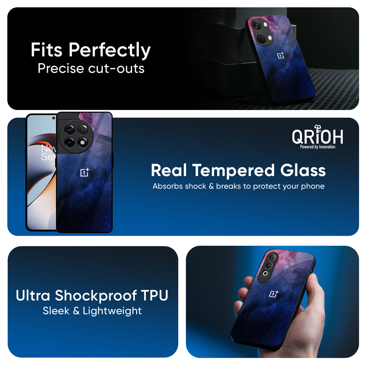 Dreamzone Glass Case For OnePlus Nord 5 5G
