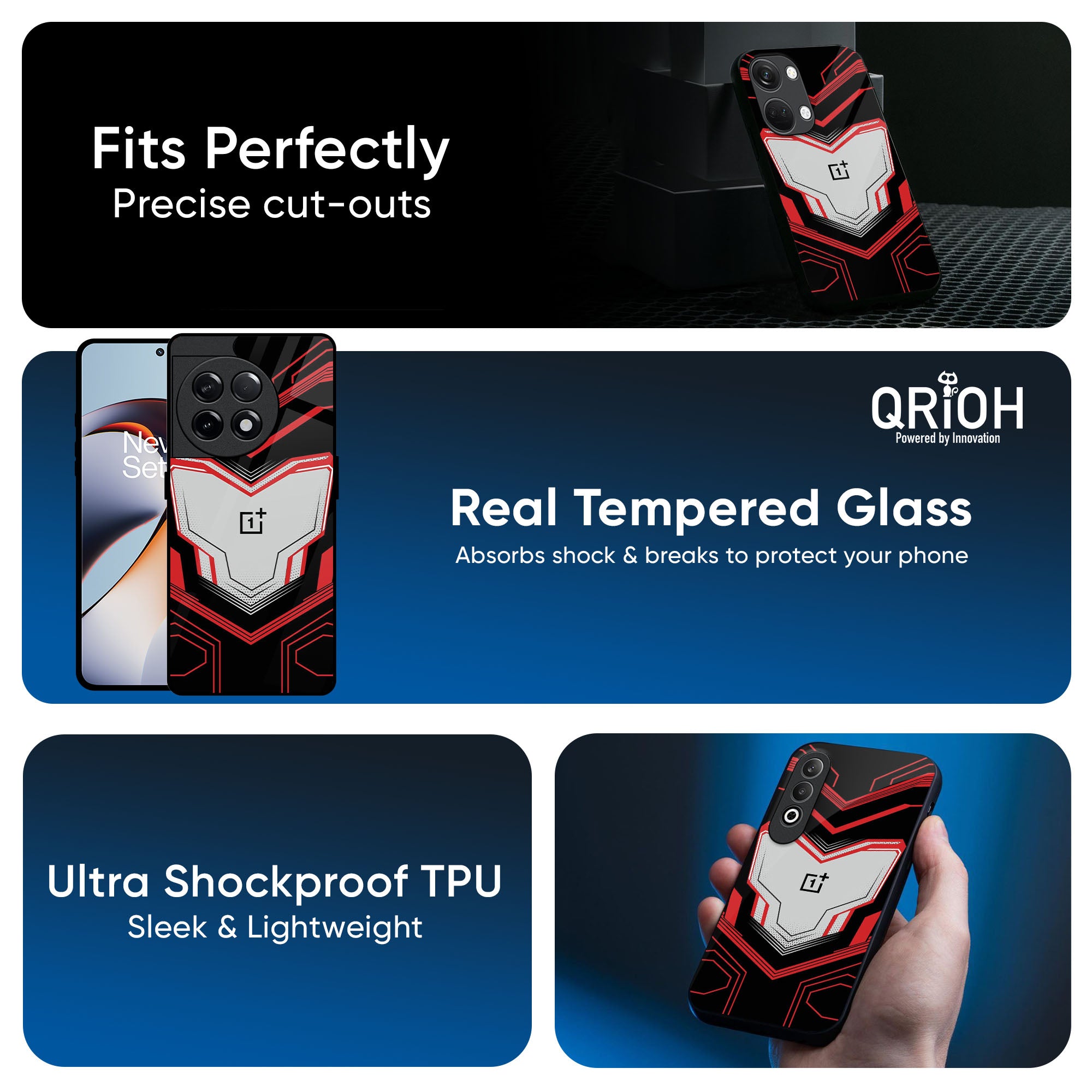 Quantum Suit Glass Case For OnePlus Nord 5 5G