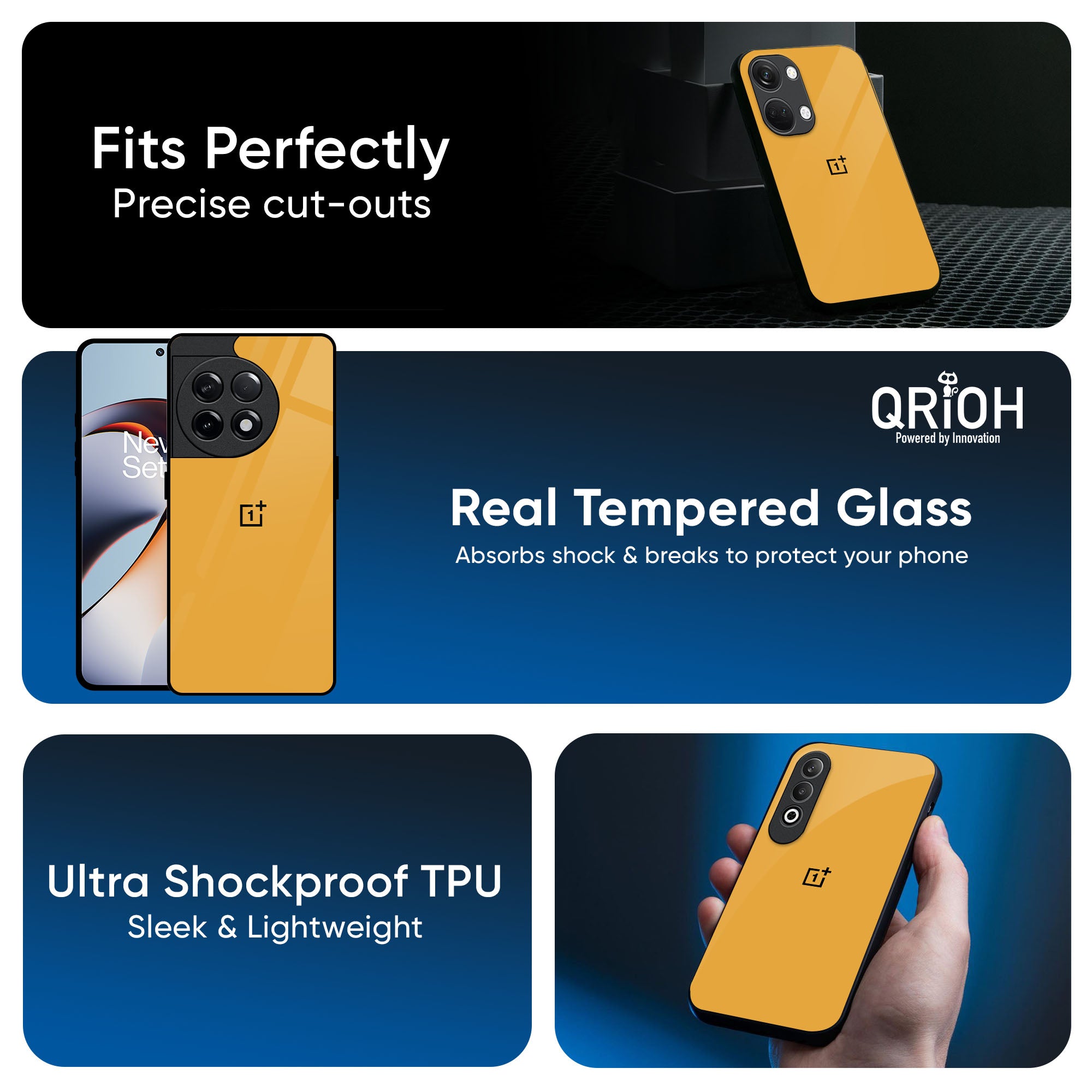 Fluorescent Yellow Glass case for OnePlus Nord 5 5G