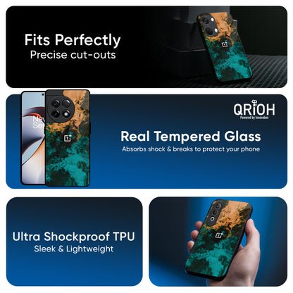 Watercolor Wave Glass Case for OnePlus 13s 5G