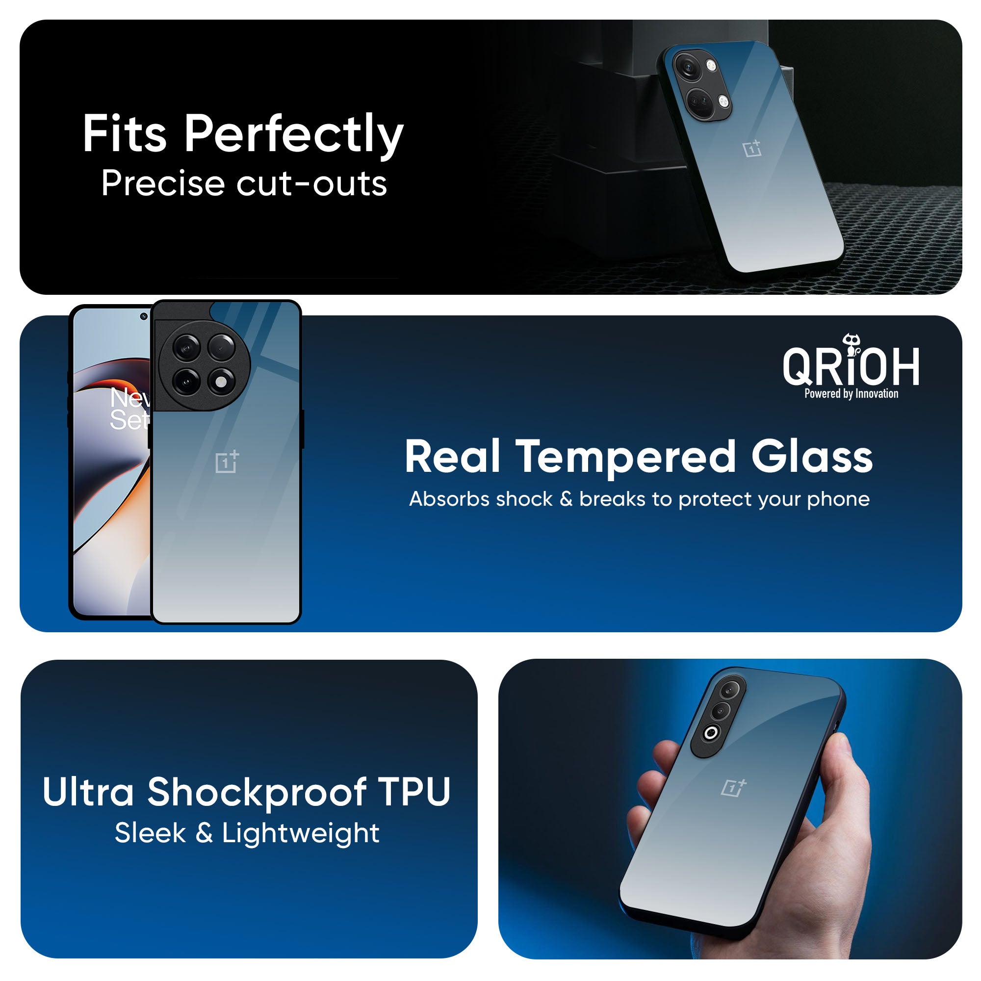 Deep Sea Space Glass Case for OnePlus 15 5G