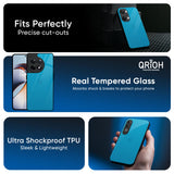 Blue Aqua Glass Case for OnePlus Nord CE6 lite
