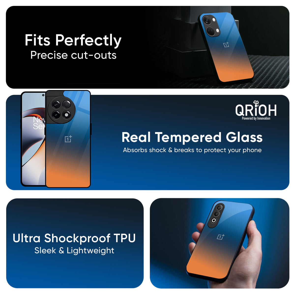 Sunset Of Ocean Glass Case for OnePlus 13R 5G