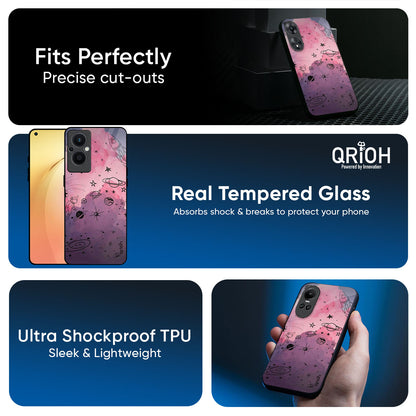 Space Doodles Glass Case for Oppo K13 Turbo Pro 5G