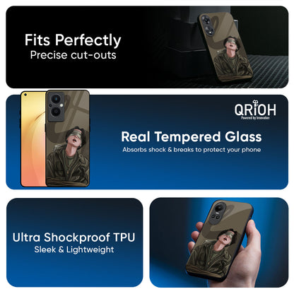 Blind Fold Glass Case for Oppo K13 Turbo Pro 5G
