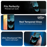 Cyan Bat Glass Case for Oppo Reno14 5G