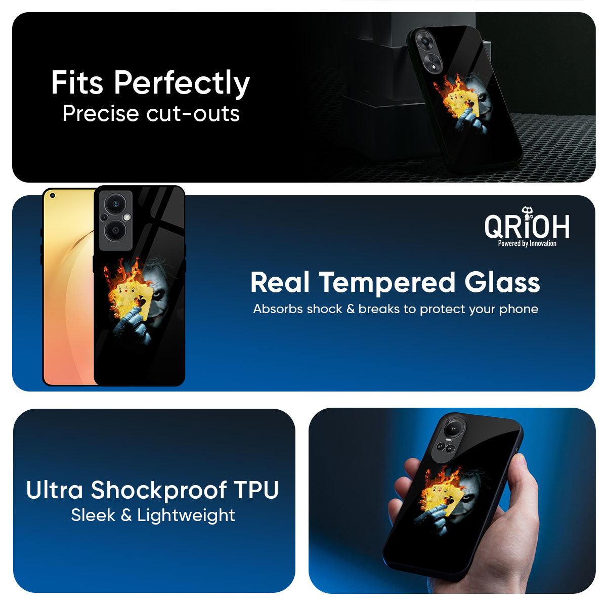 AAA Joker Glass Case for Oppo Find X9 Ultra 5G