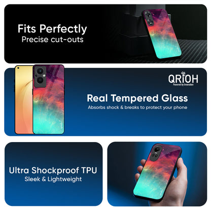Colorful Aura Glass Case for Oppo K13 Turbo Pro 5G