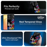 Rose Flower Bunch Art Glass Case for Oppo Reno14 5G