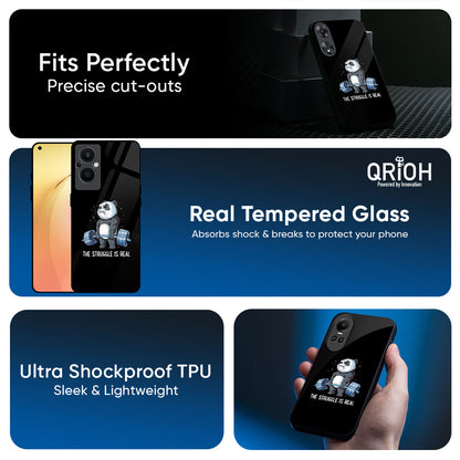 Real Struggle Glass Case for Oppo K13 Turbo Pro 5G