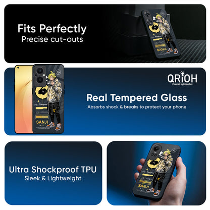 Cool Sanji Glass Case for Oppo Reno14 5G