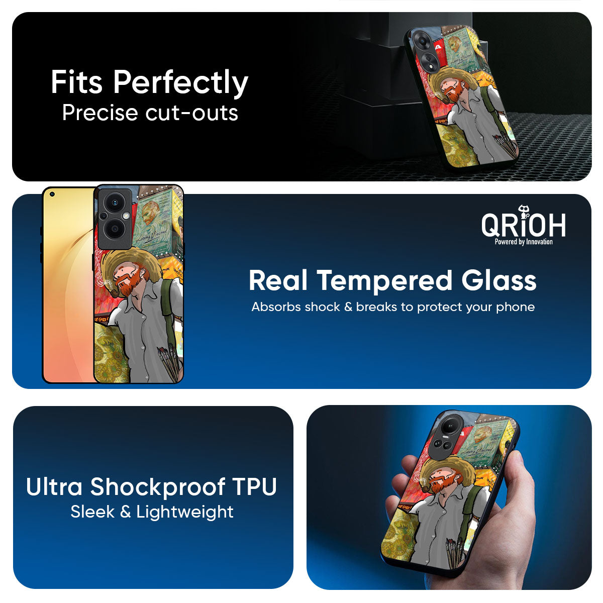 Loving Vincent Glass Case for Oppo K13 Turbo Pro 5G