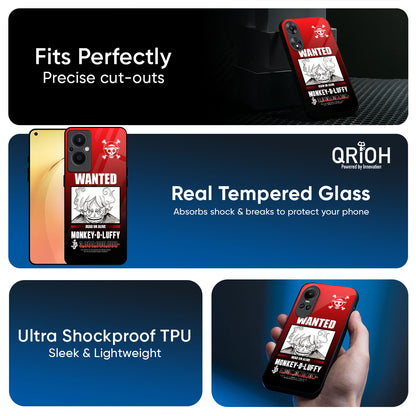 Luffy Wanted Glass Case for Oppo K13 Turbo Pro 5G