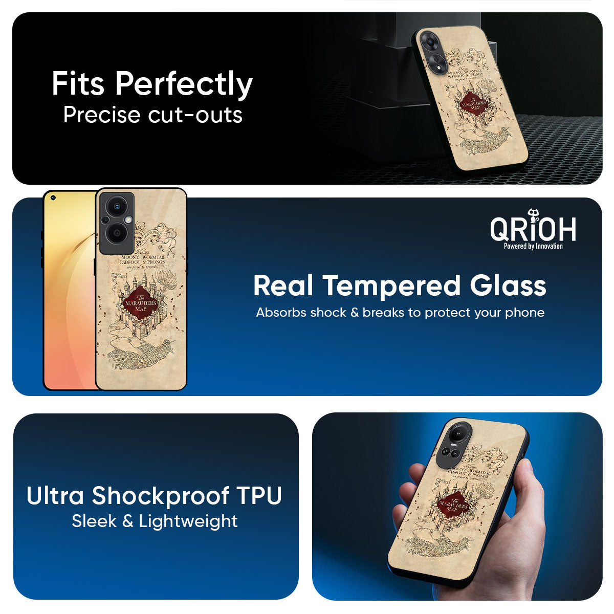 Magical Map Glass Case for Oppo K13 Turbo Pro 5G