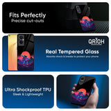 Retro Astronaut Glass Case for Oppo A6x 5G