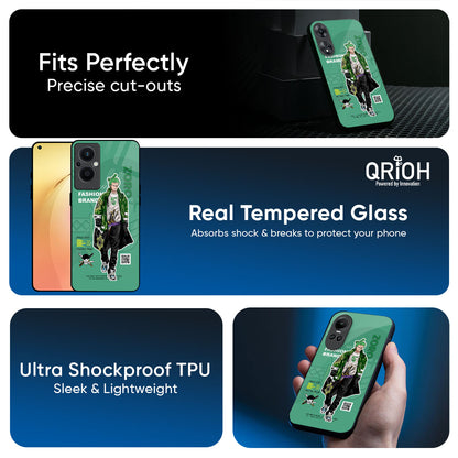 Zoro Bape Glass Case for Oppo K13 Turbo Pro 5G