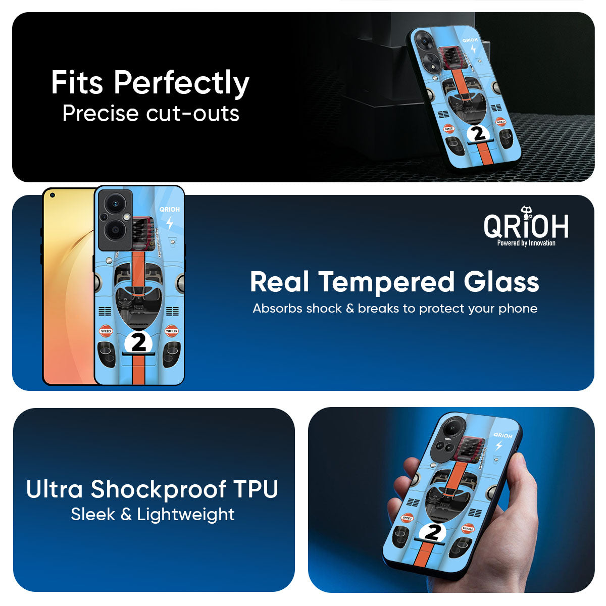 Race Laboratory Glass Case for Oppo Reno14 5G