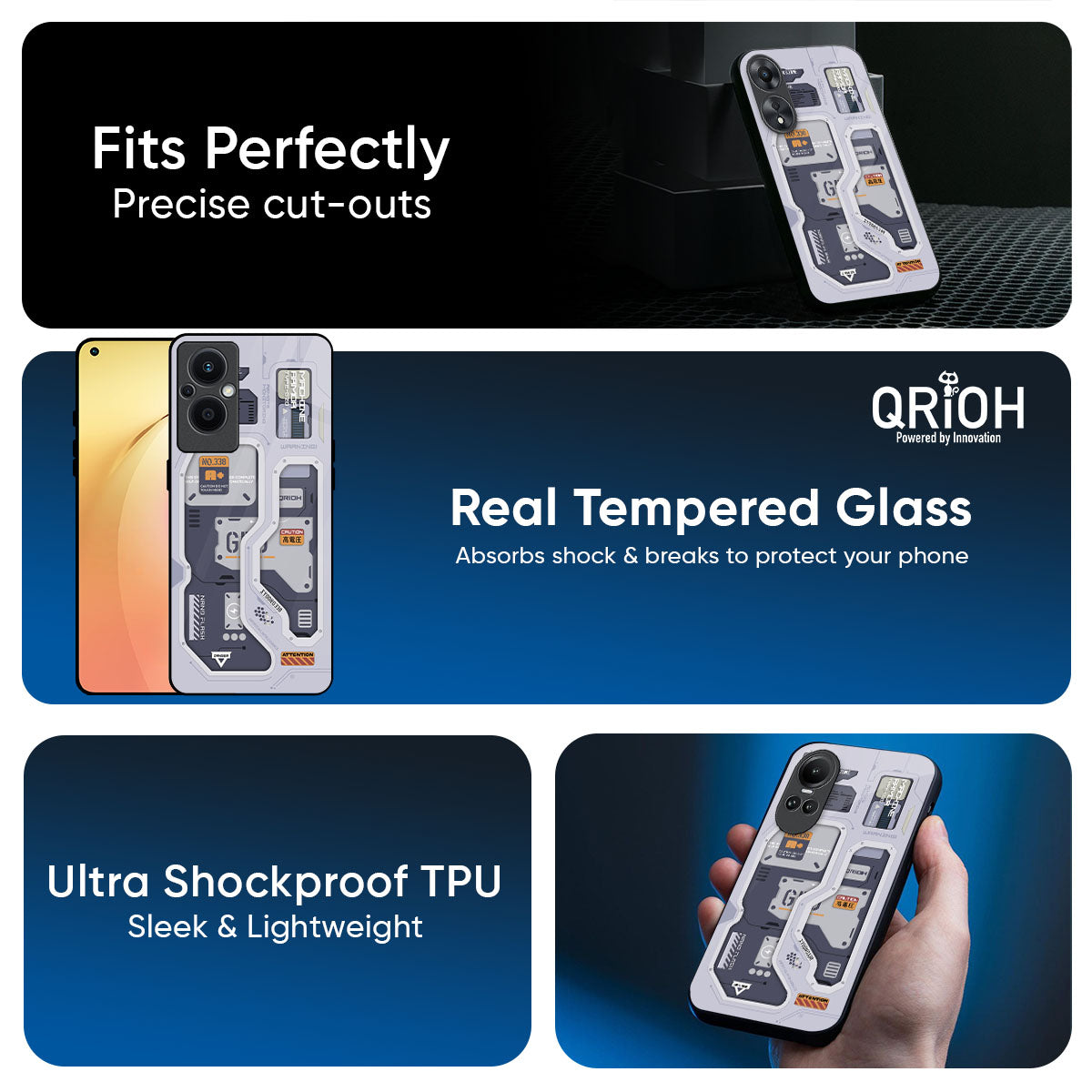 Tech Savvy Glass Case for Oppo K13 Turbo Pro 5G