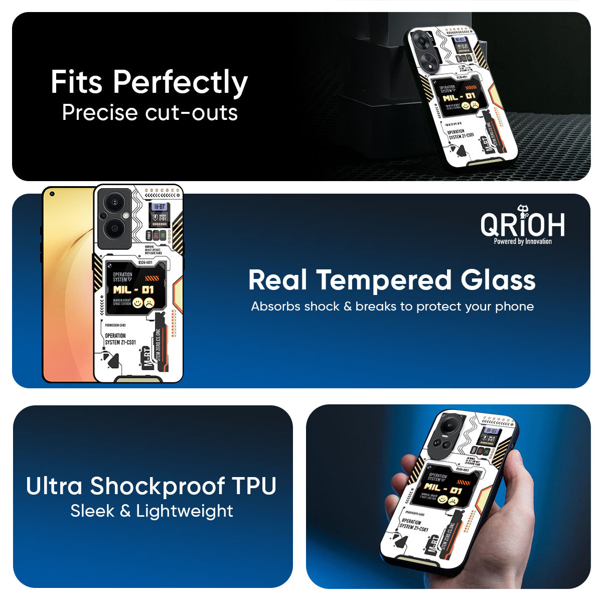 Tech Display Glass Case for Oppo K13 Turbo Pro 5G