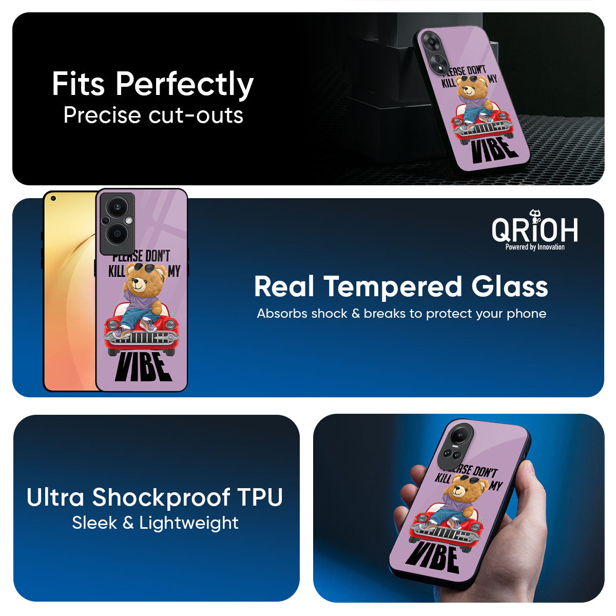 Don't Kill My Vibe Glass Case for Oppo K13 Turbo Pro 5G