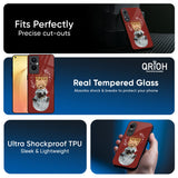Astronaut Bear Glass Case for Oppo F31 5G