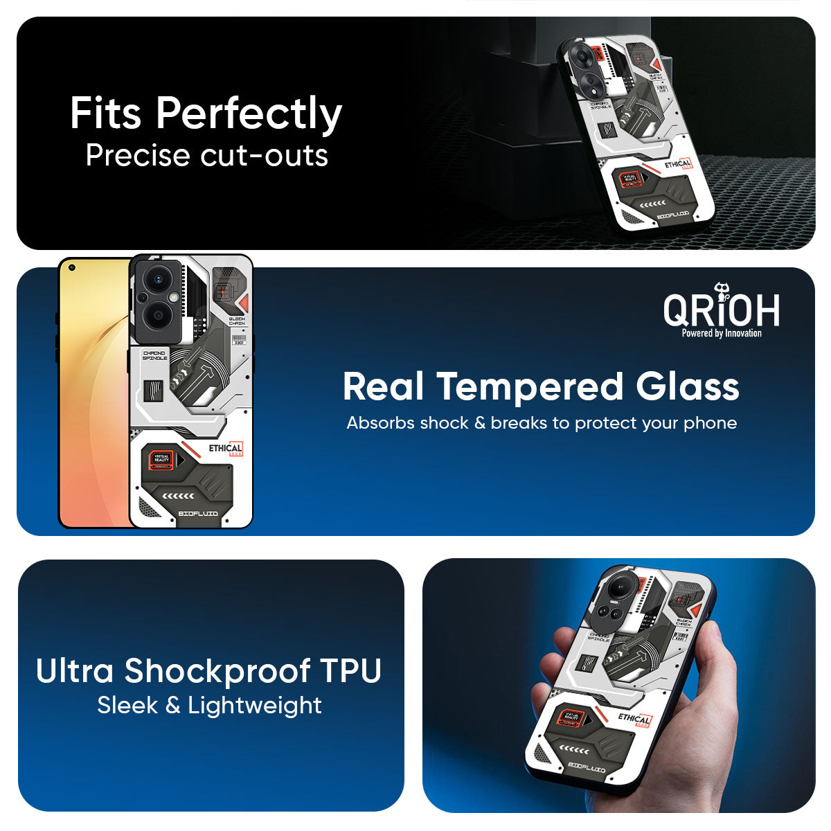 Explore Circuit Glass Case for Oppo Reno14 5G