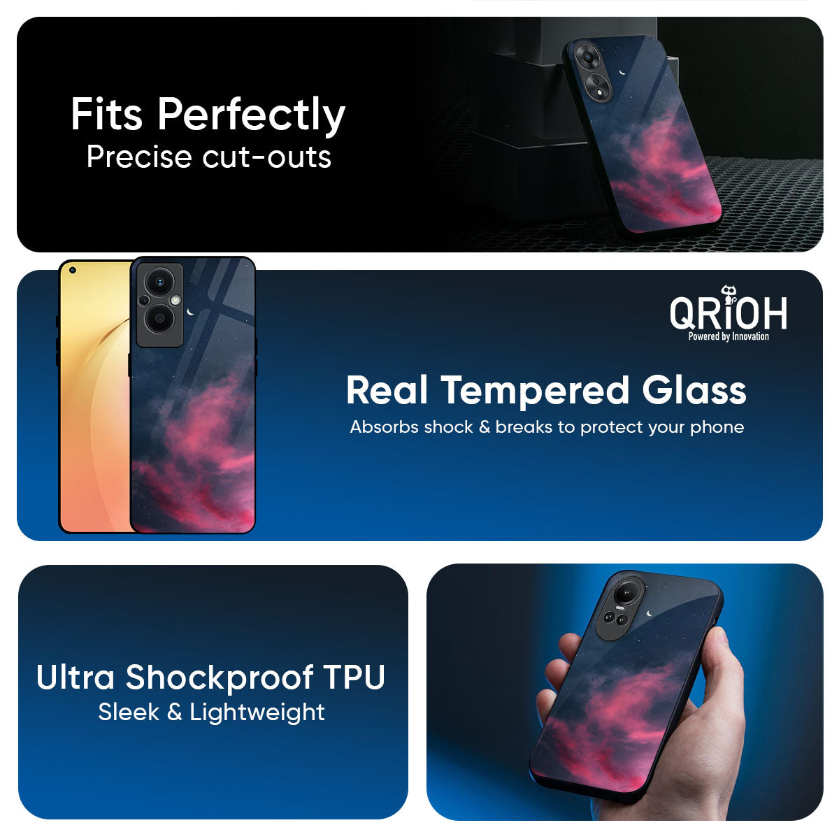 Moon Night Glass Case For Oppo K13 Turbo Pro 5G