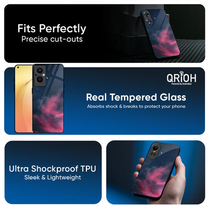 Moon Night Glass Case For Oppo Reno14 5G