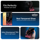 Heart Rain Fall Glass Case For Oppo Find x8 Pro