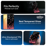 Heart Rain Fall Glass Case For Oppo A6 Pro 5G