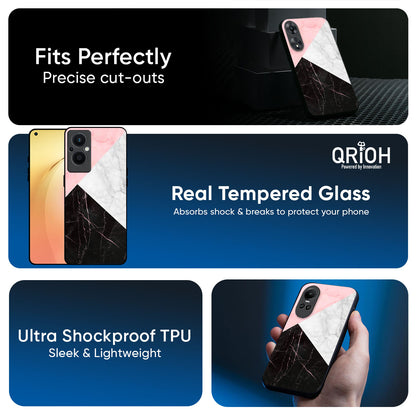 Marble Collage Art Glass Case For Oppo K13 Turbo Pro 5G