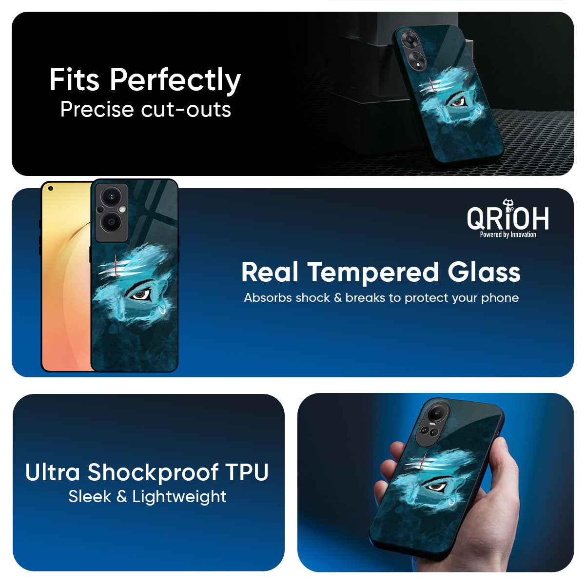 Power Of Trinetra Glass Case For Oppo K13 Turbo Pro 5G