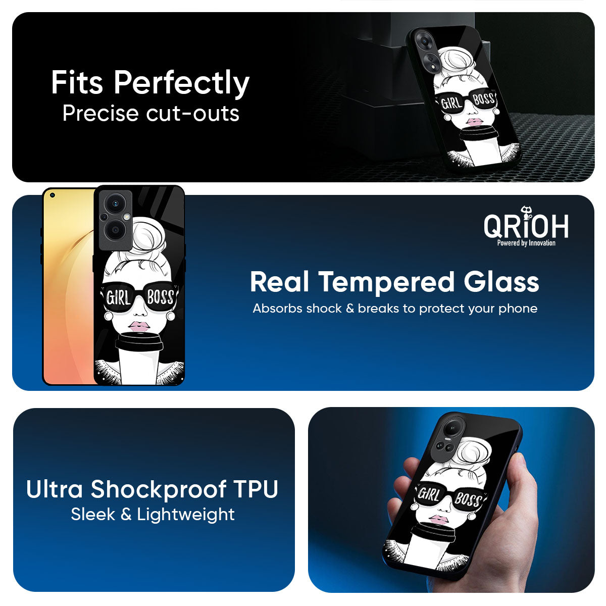 Girl Boss Glass Case For Oppo K13 Turbo Pro 5G