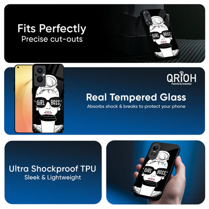 Girl Boss Glass Case For Oppo Reno14 5G