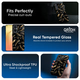 Autumn Leaves Glass Case for Oppo A6x 5G