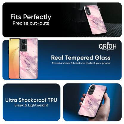 Diamond Pink Gradient Glass Case For Oppo K13 Turbo Pro 5G