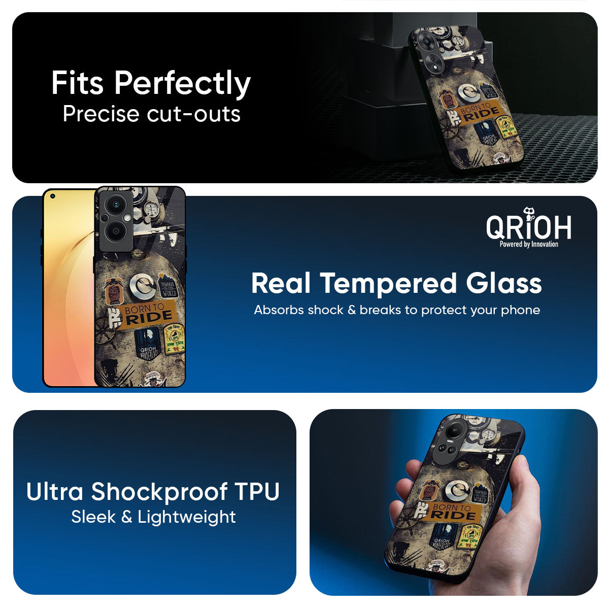 Ride Mode On Glass Case for Oppo K13 Turbo Pro 5G