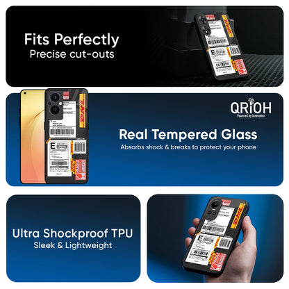 Cool Barcode Label Glass Case For Oppo K13 Turbo Pro 5G