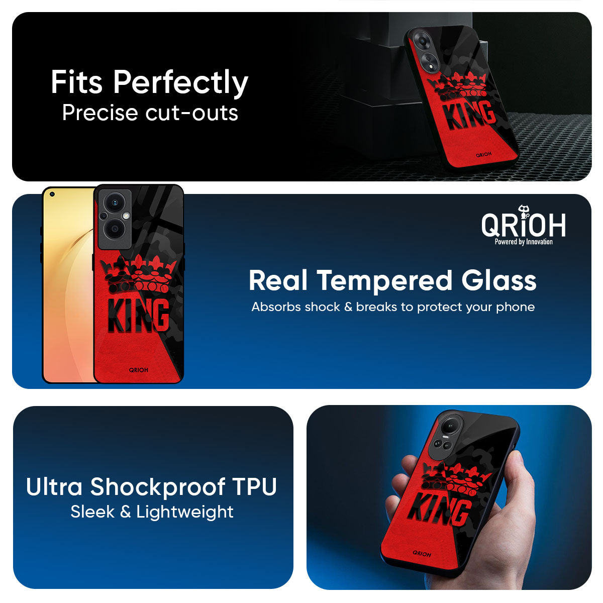I Am A King Glass Case for Oppo K13 Turbo Pro 5G