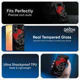 Red Moon Tiger Glass Case for Oppo Reno14 5G