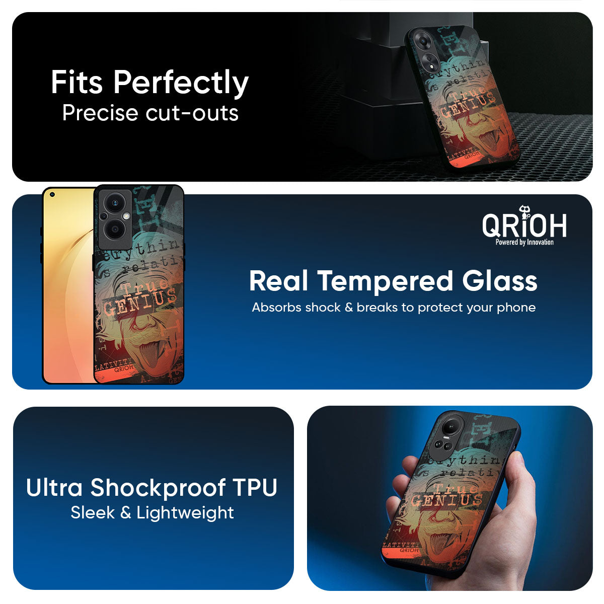 True Genius Glass Case for Oppo K13 Turbo Pro 5G