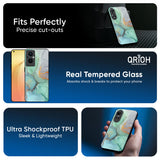 Green Marble Glass Case for Oppo Reno15 Pro 5G