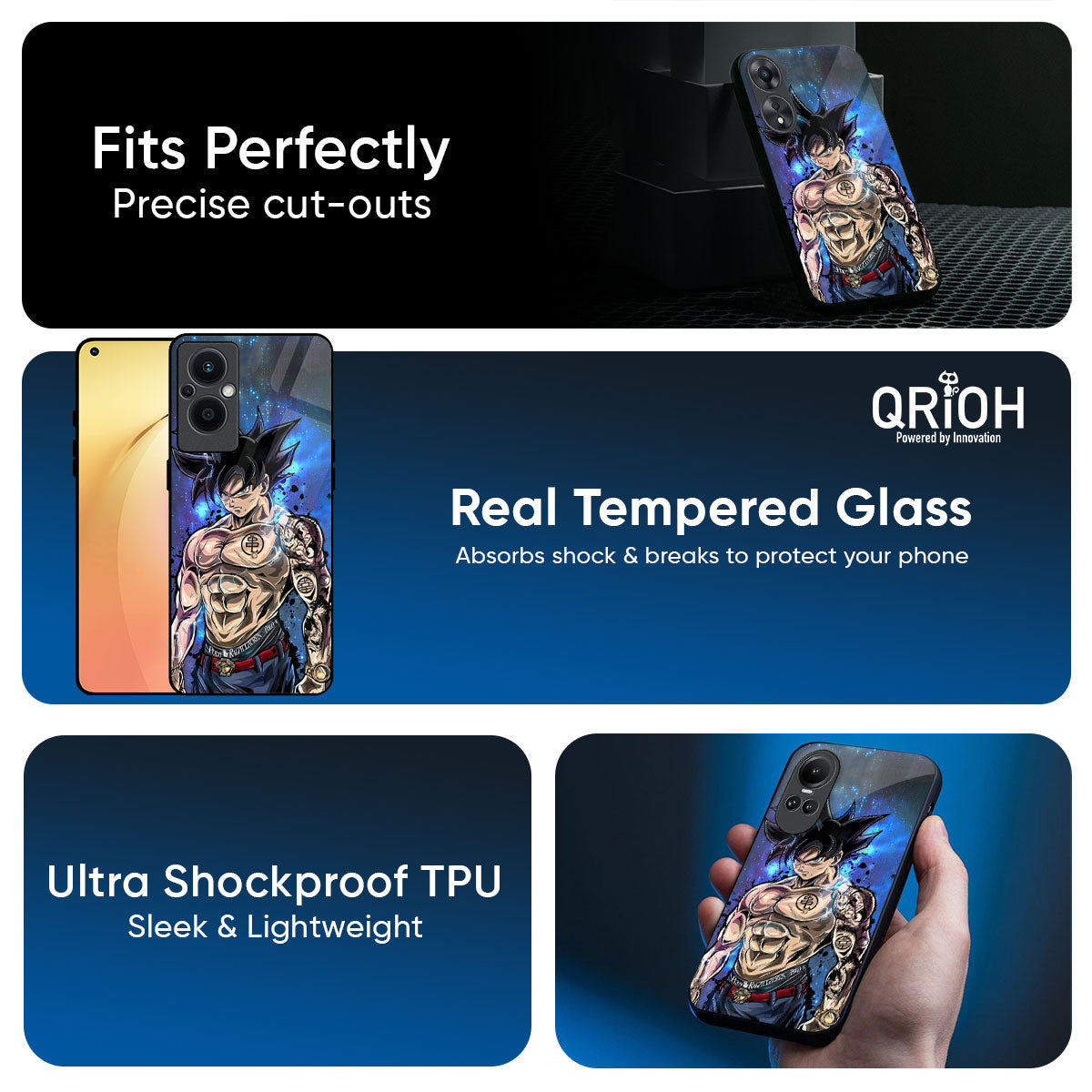 Branded Anime Glass Case for Oppo K13 Turbo Pro 5G