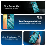 Ocean Marble Glass Case for Oppo A6x 5G
