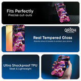 Electroplated Geometric Marble Glass Case for Oppo Reno15 Pro 5G